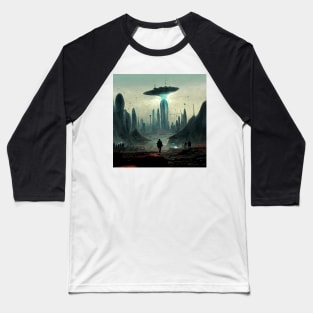 A human invasion to a planet far far away - 01 Baseball T-Shirt